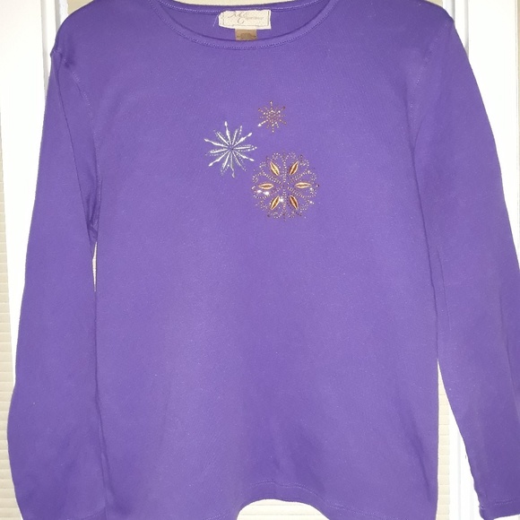 M & C Sportswear long sleeve womens tshirt - Picture 3 of 5